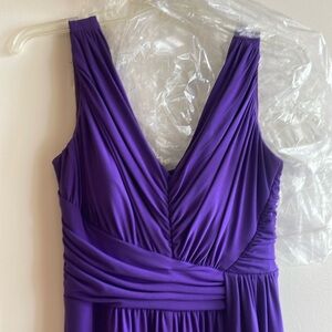 Gorgeous royal purple maxi dress - worn once (bridesmaid)